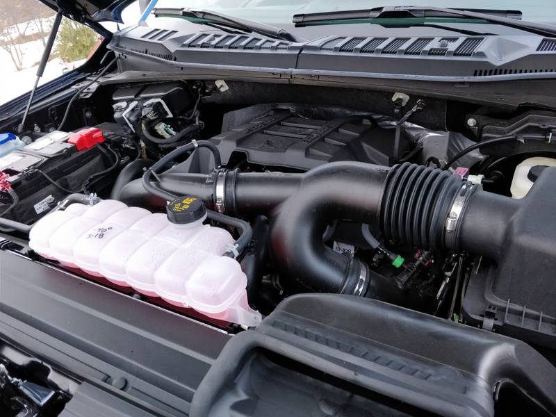 The 2.7 looks tiny In that engine bay...